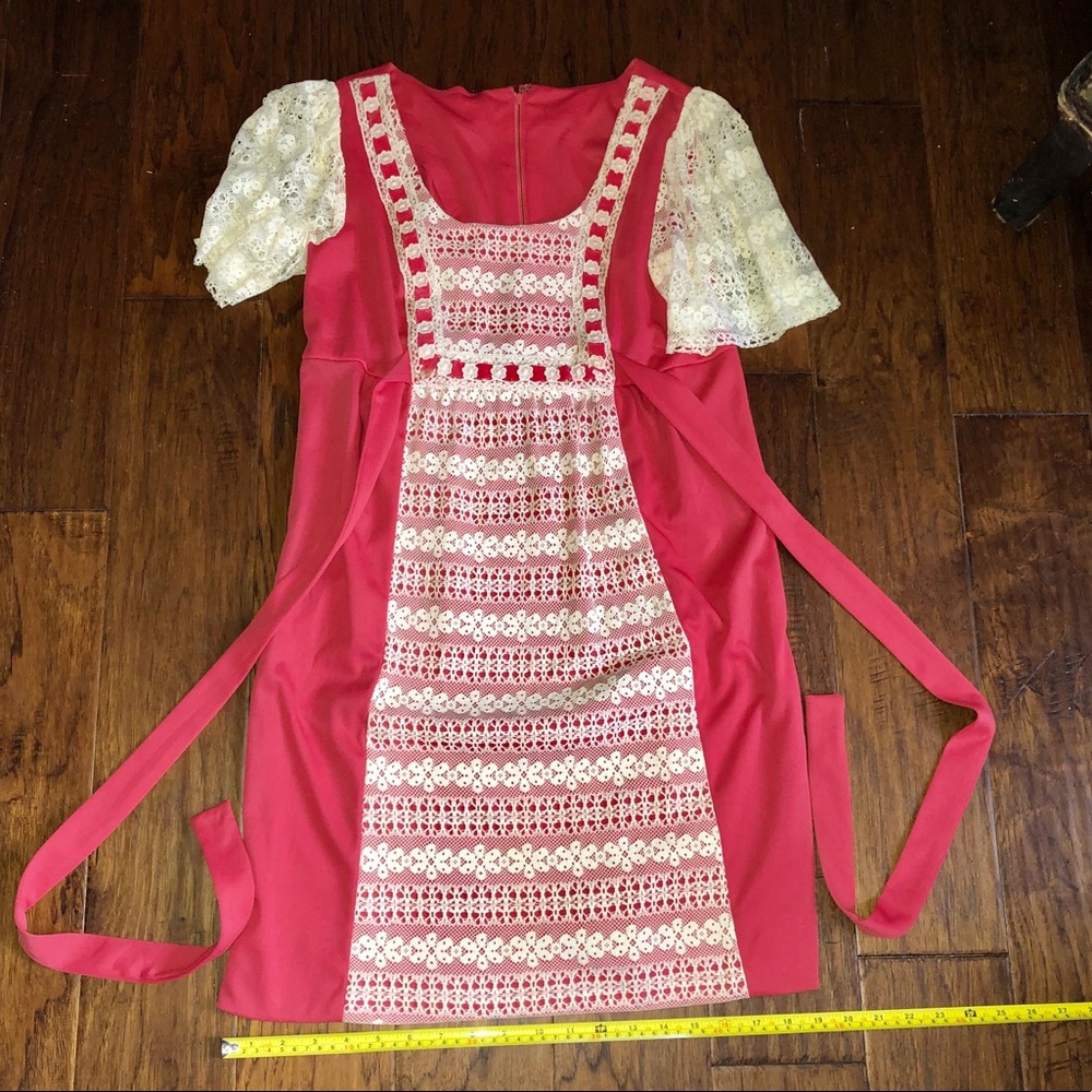 Vintage German Peasant Style Dress